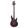 Sterling by Music Man StingRay RAY34 Poplar Burl Dark Scarlet Burst Satin Bass Guitars / 4-String