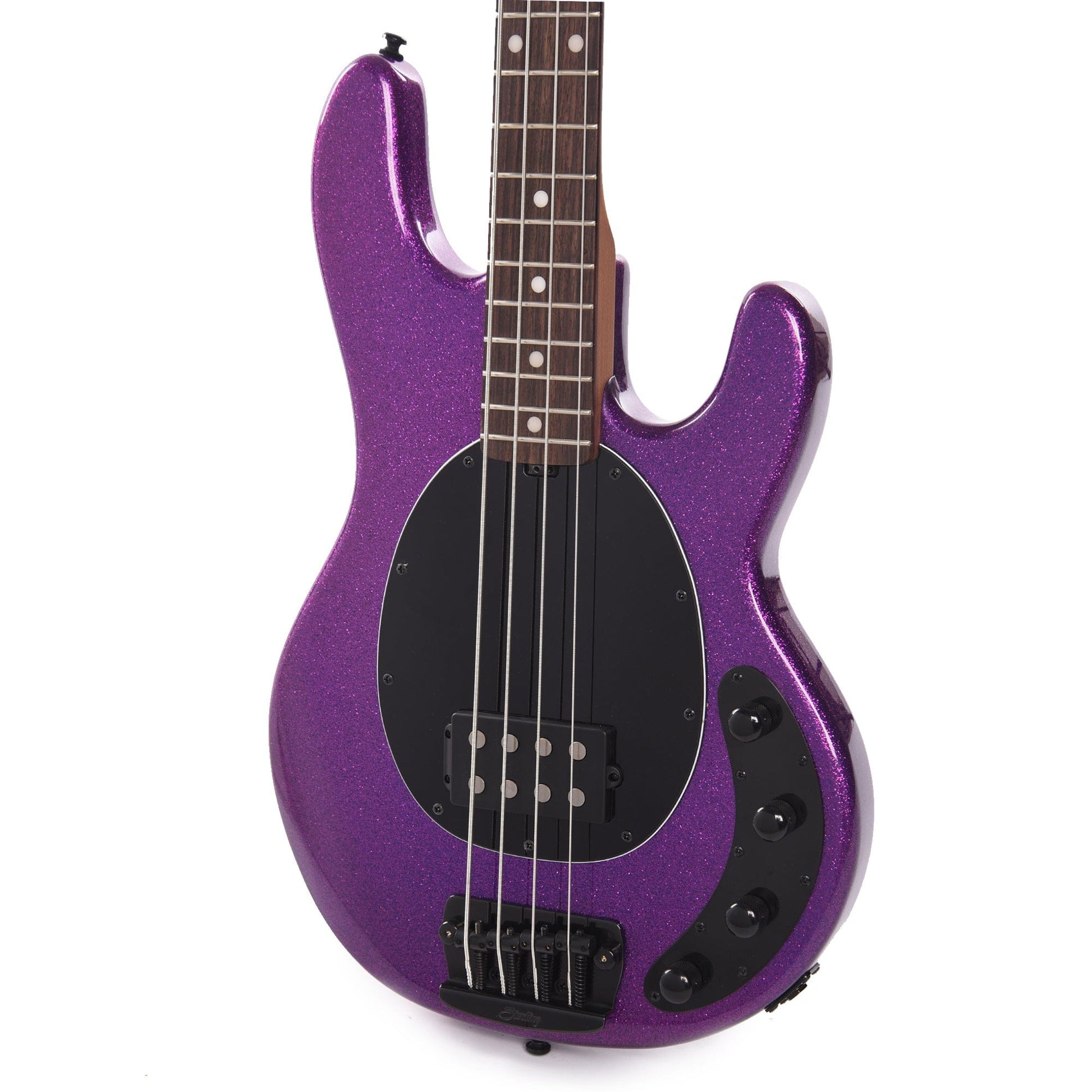 Sterling by Music Man StingRay RAY34 Purple Sparkle Bass Guitars / 4-String