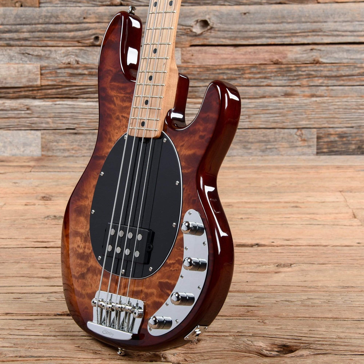Sterling by Music Man StingRay Ray34 Ruby Red Burst 2019 Bass Guitars / 4-String