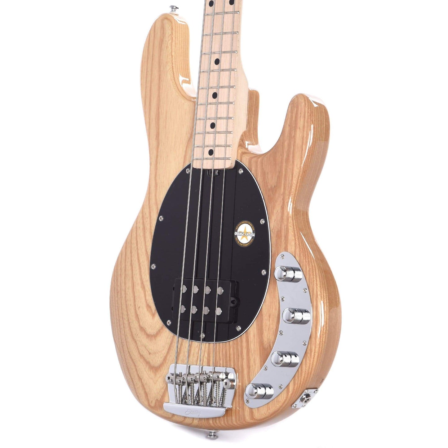 Sterling by Music Man StingRay Swamp Ash Natural Bass Guitars / 4-String