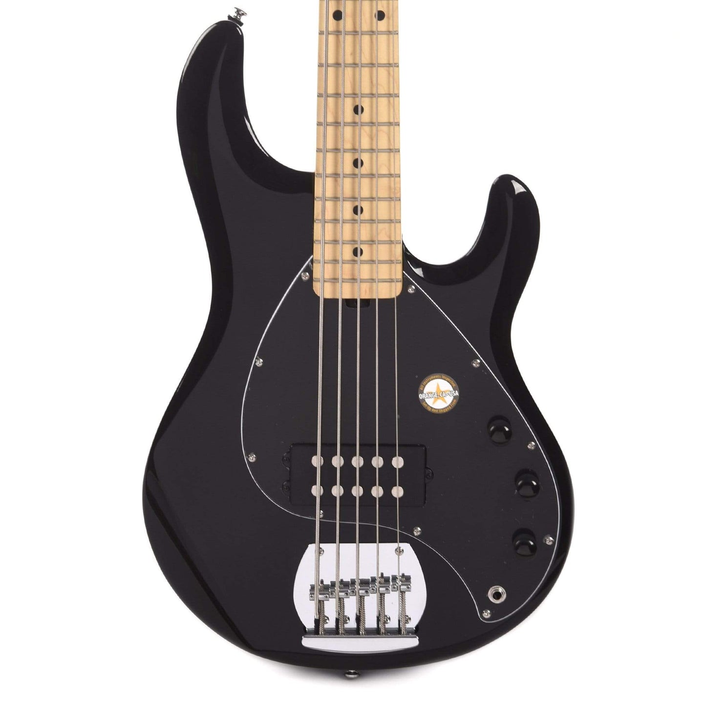 Sterling by Music Man S.U.B. Series StingRay5 5-String Black Bass Guitars / 5-String or More