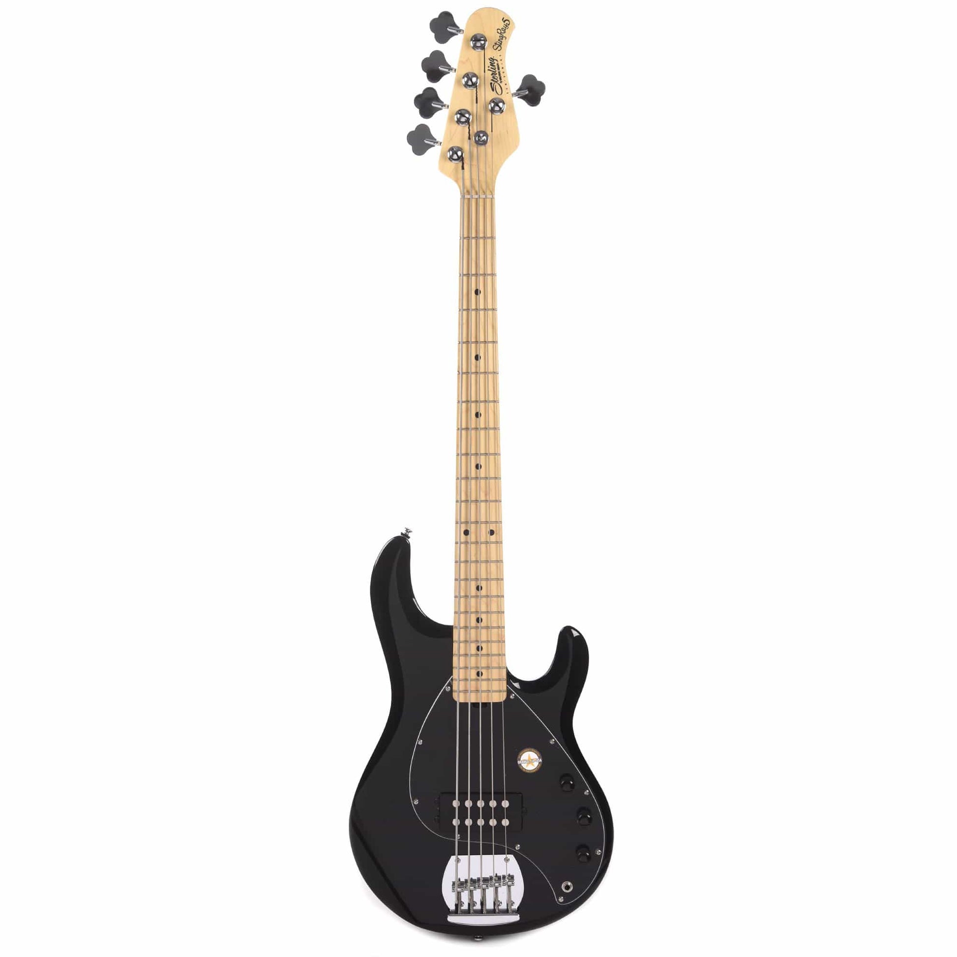 Sterling by Music Man S.U.B. Series StingRay5 5-String Black Bass Guitars / 5-String or More