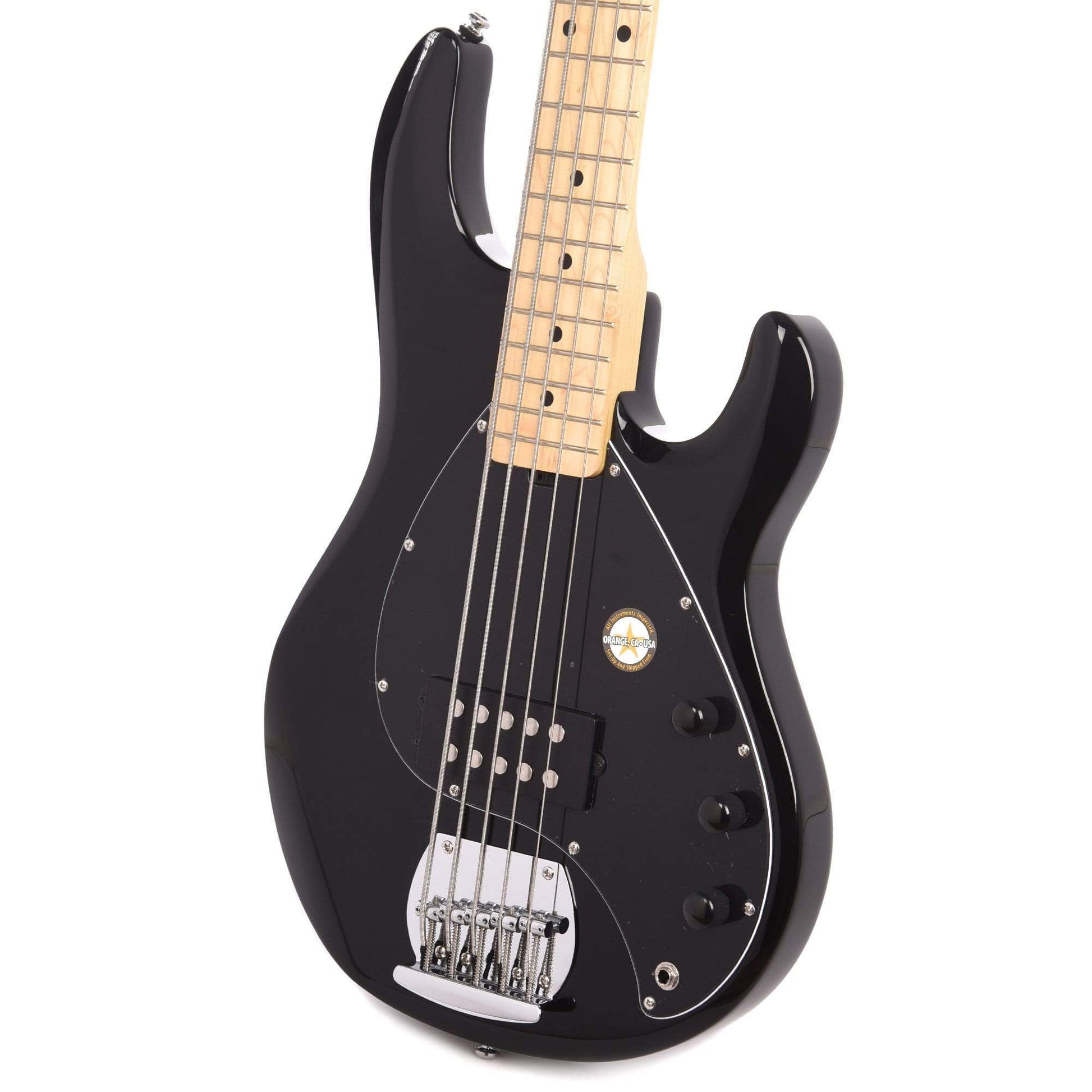 Sterling by Music Man S.U.B. Series StingRay5 5-String Black Bass Guitars / 5-String or More