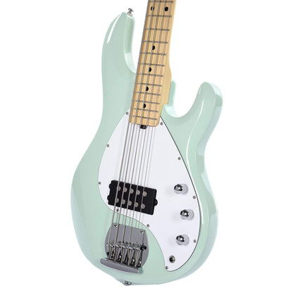 Sterling by Music Man S.U.B. Series StingRay5 5-String Mint Green w/Guitar Stand, Tuner and 10' Cable Bundle Bass Guitars / 5-String or More