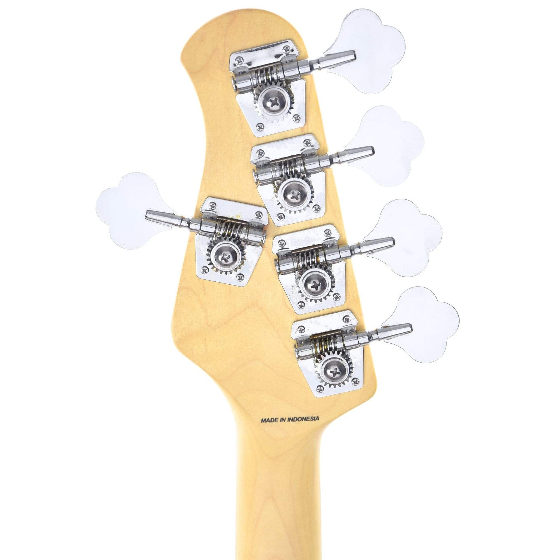 Sterling by Music Man S.U.B. Series StingRay5 5-String Trans Blue Satin w/Guitar Stand, Tuner and 10' Cable Bundle Bass Guitars / 5-String or More