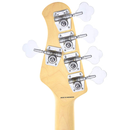 Sterling by Music Man S.U.B. Series StingRay5 5-String Trans Blue Satin w/Guitar Stand, Tuner and 10' Cable Bundle Bass Guitars / 5-String or More