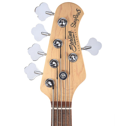 Sterling by Music Man S.U.B. Series StingRay5 5-String Walnut Satin w/Guitar Stand, Tuner and 10' Cable Bundle Bass Guitars / 5-String or More