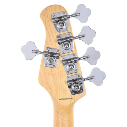 Sterling by Music Man S.U.B. Series StingRay5 5-String Walnut Satin w/Guitar Stand, Tuner and 10' Cable Bundle Bass Guitars / 5-String or More