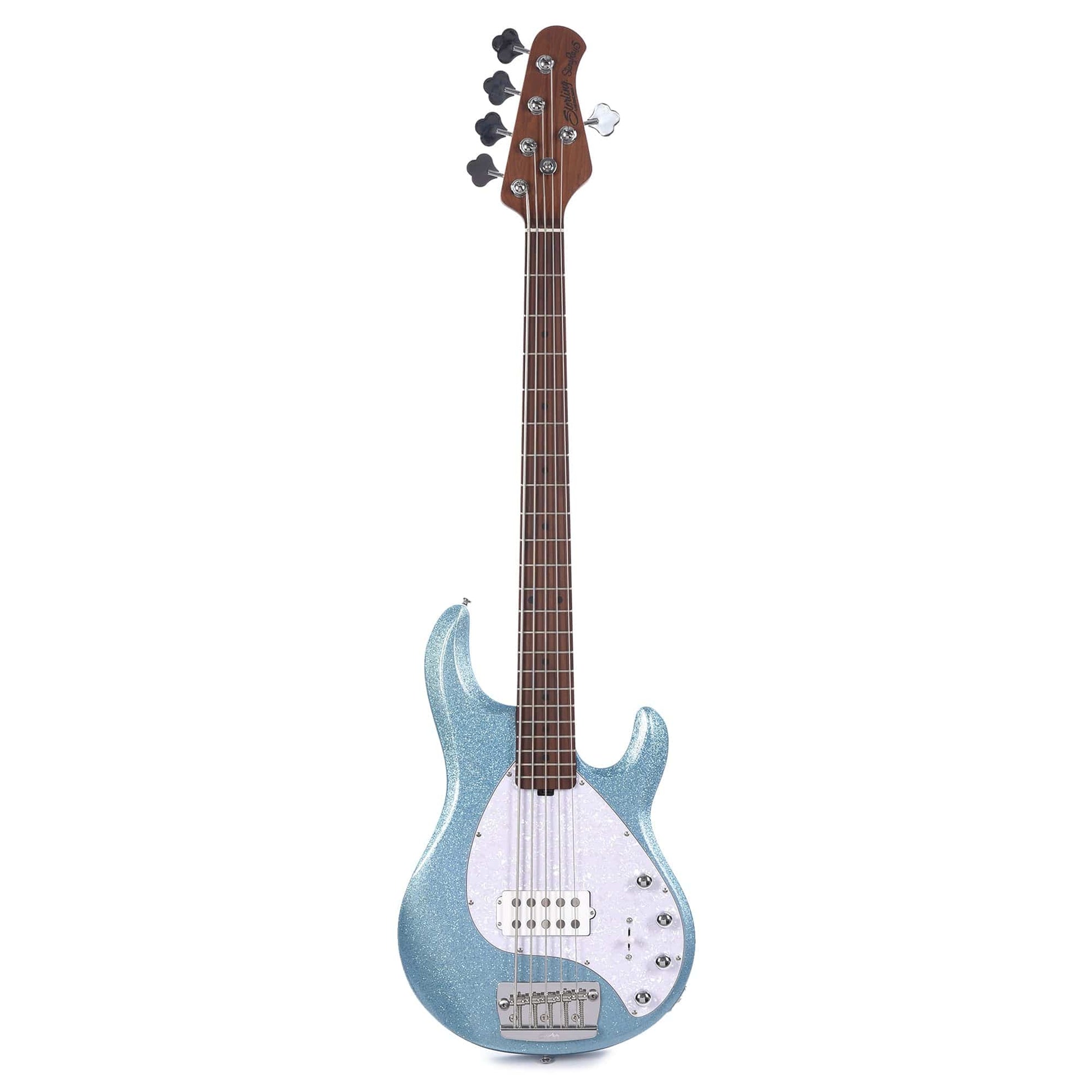 Sterling by Music Man StingRay RAY35 Blue Sparkle Bass Guitars / 5-String or More