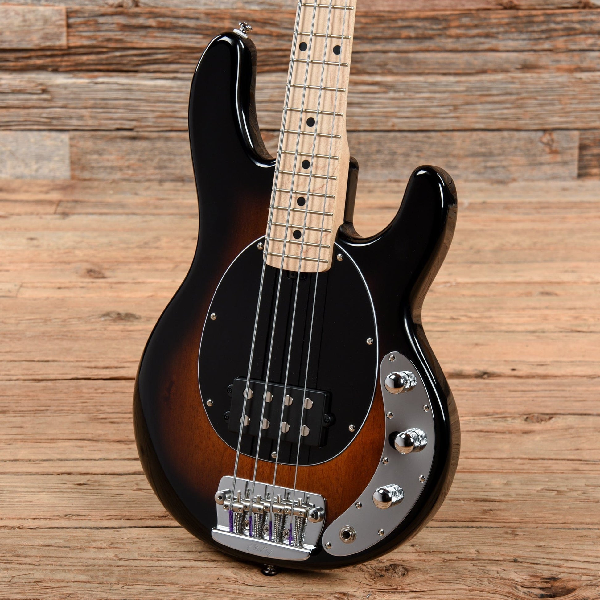 Sterling by Music Man StingRay Short Scale Vintage Sunburst Bass Guitars / 5-String or More
