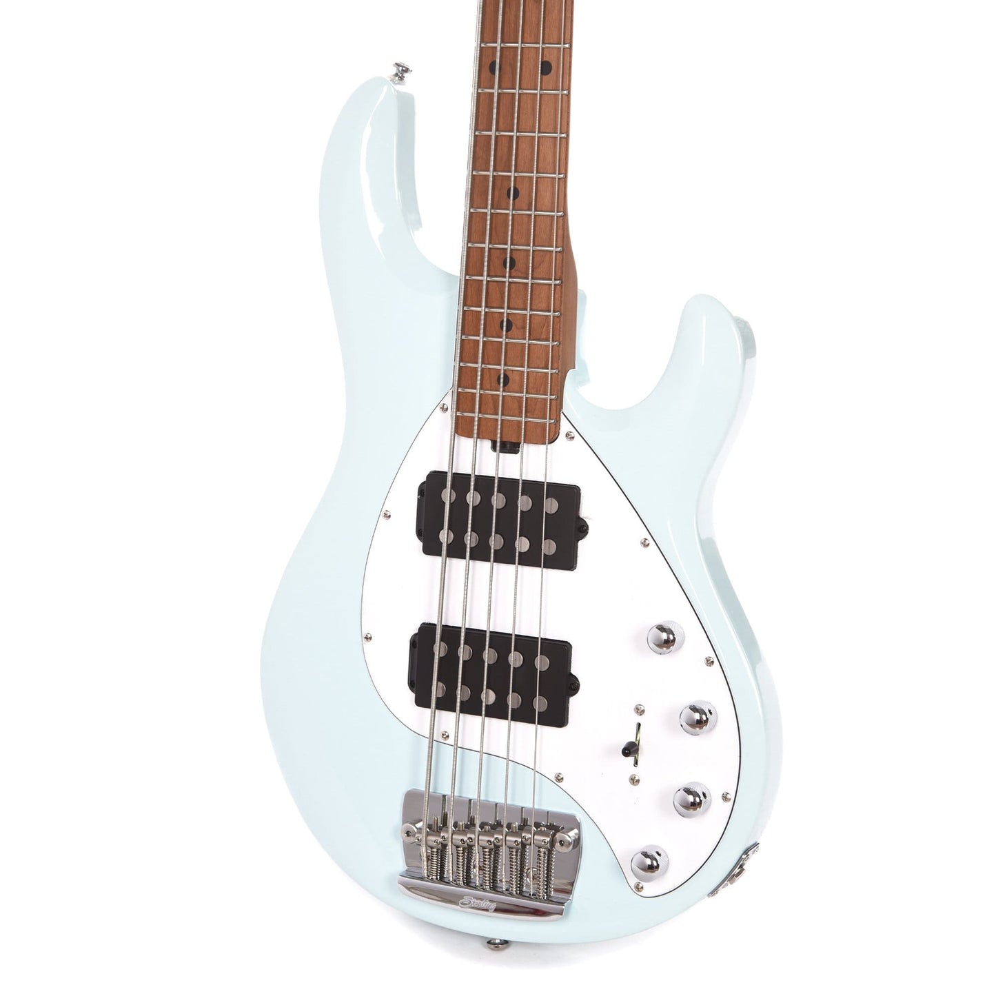 Sterling by Music Man StingRay35 HH 5-String Daphne Blue Bass Guitars / 5-String or More