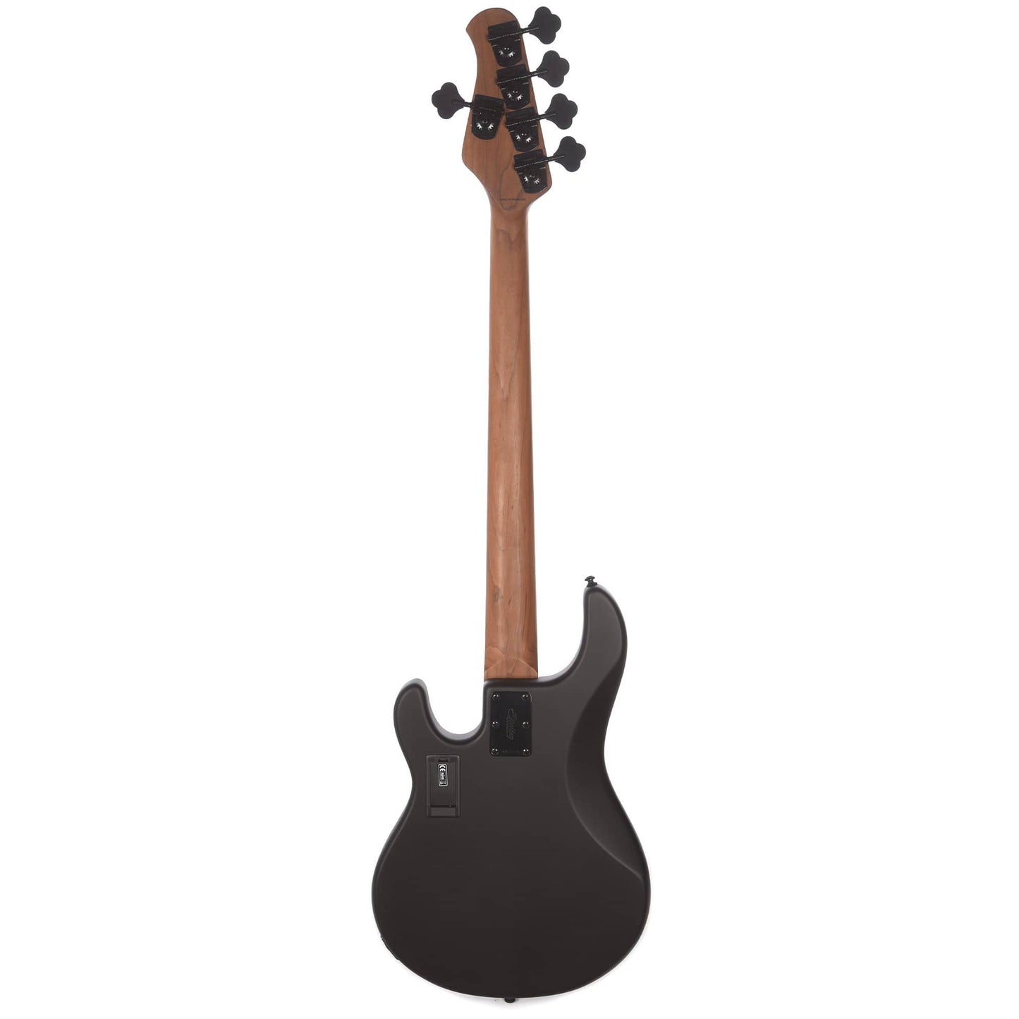 Sterling by Music Man StingRay5 5-String Burl Top Trans Black Satin Bass Guitars / 5-String or More