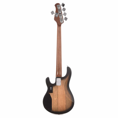 Sterling by Music Man StingRay5 HH Spalted Maple Top Natural Burst Satin Bass Guitars / 5-String or More