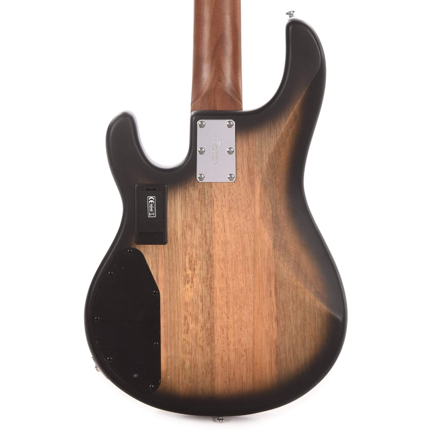 Sterling by Music Man StingRay5 HH Spalted Maple Top Natural Burst Satin Bass Guitars / 5-String or More