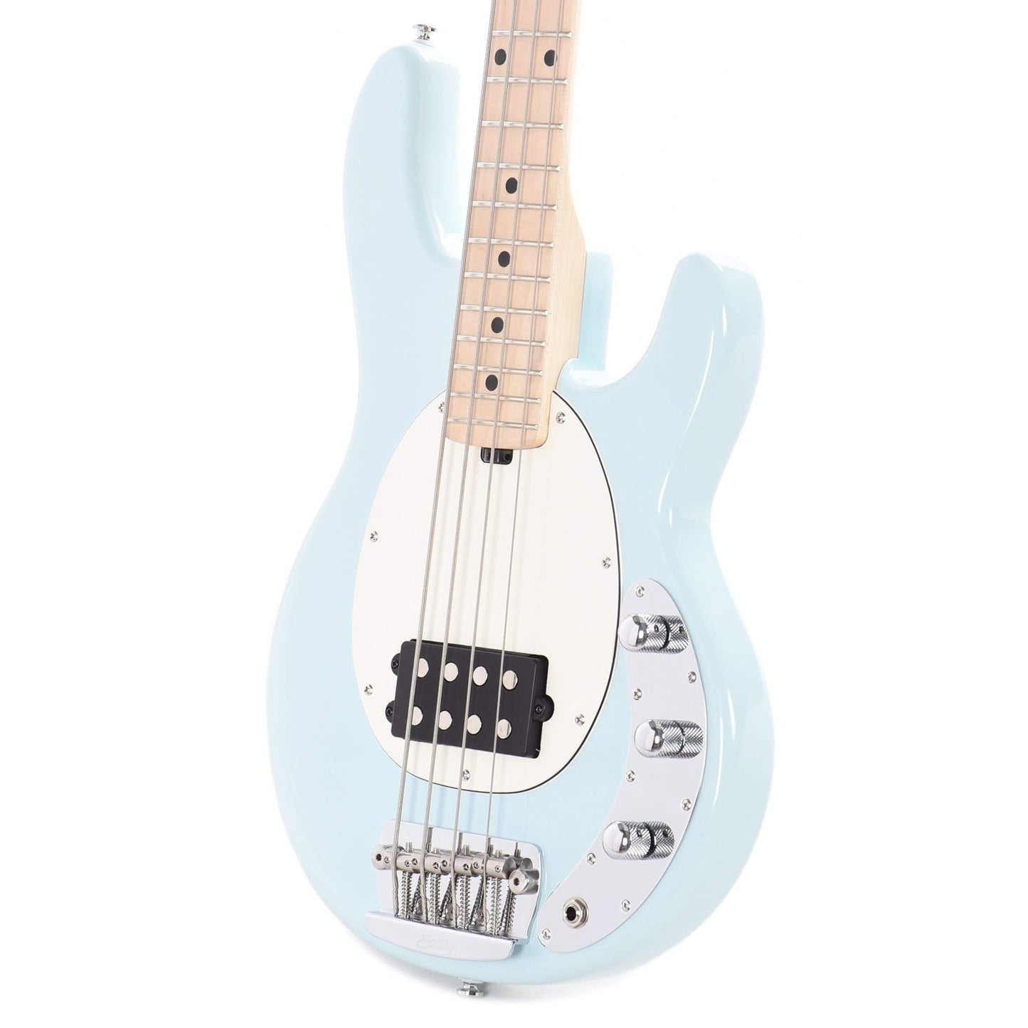 Sterling by Music Man Short Scale StingRay Daphne Blue Bass Guitars / Short Scale