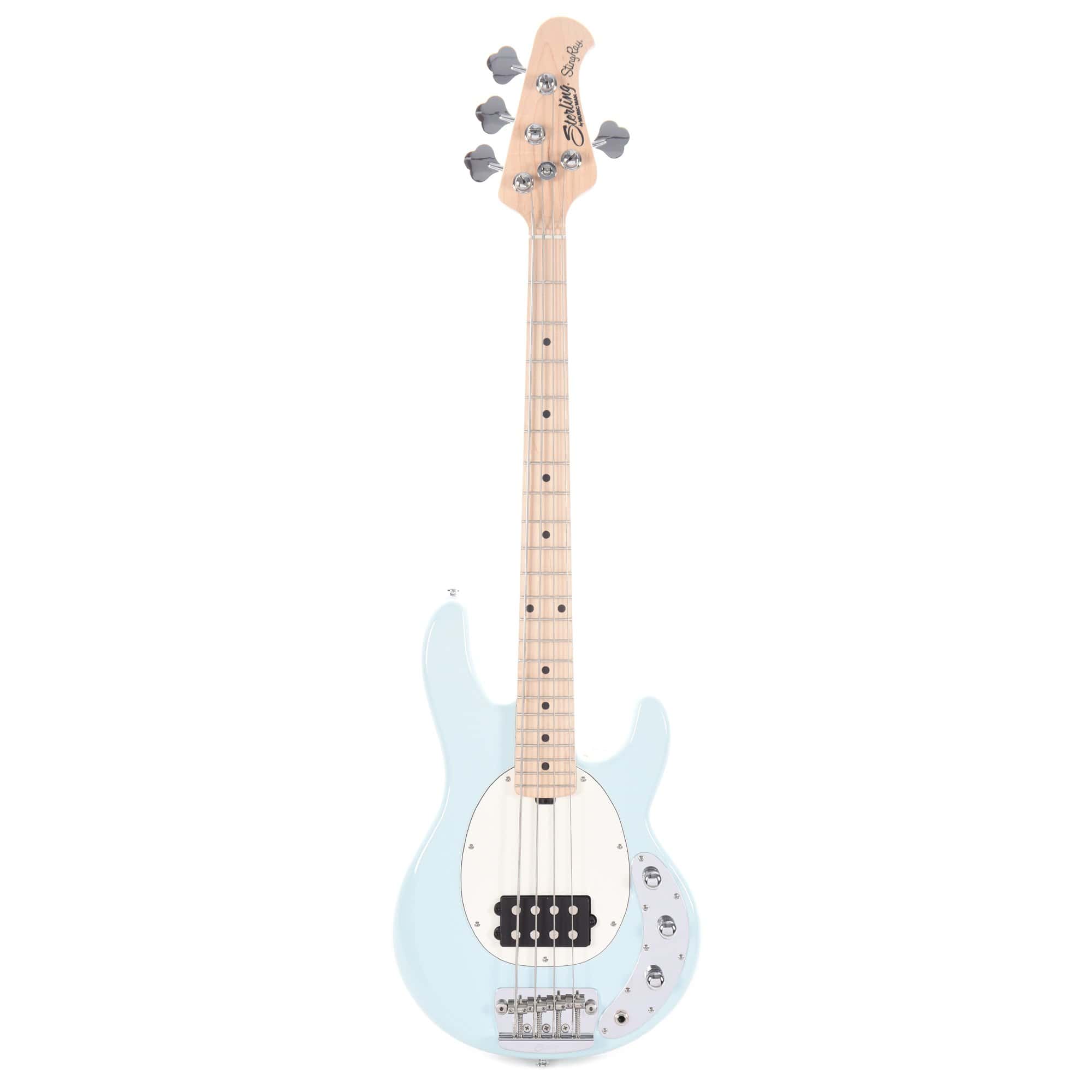 Sterling by Music Man Short Scale StingRay Daphne Blue Bass Guitars / Short Scale