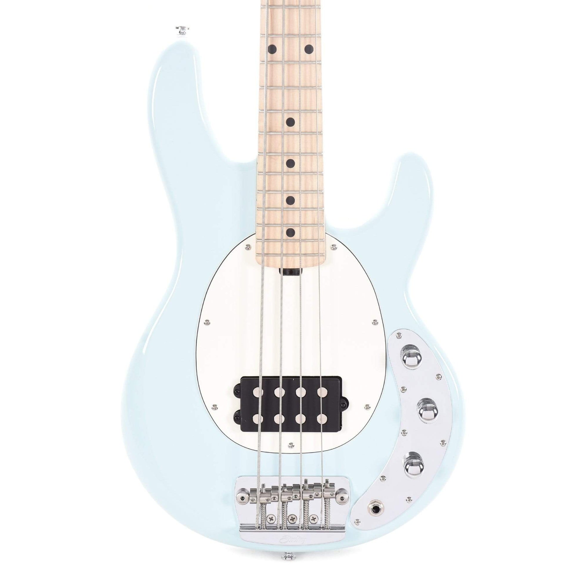 Sterling by Music Man Short Scale StingRay Daphne Blue Bass Guitars / Short Scale