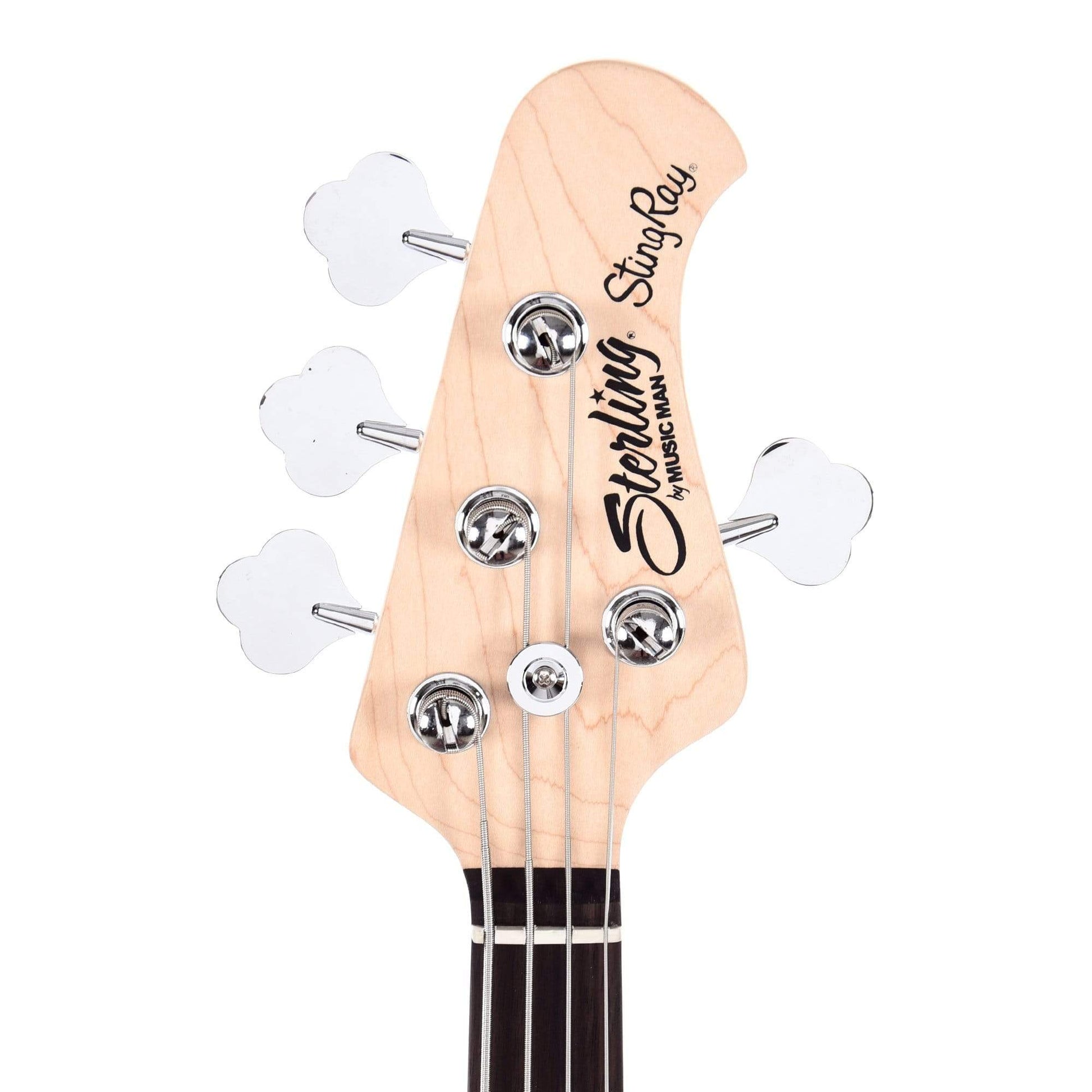 Sterling by Music Man Short Scale StingRay Olympic White Bass Guitars / Short Scale