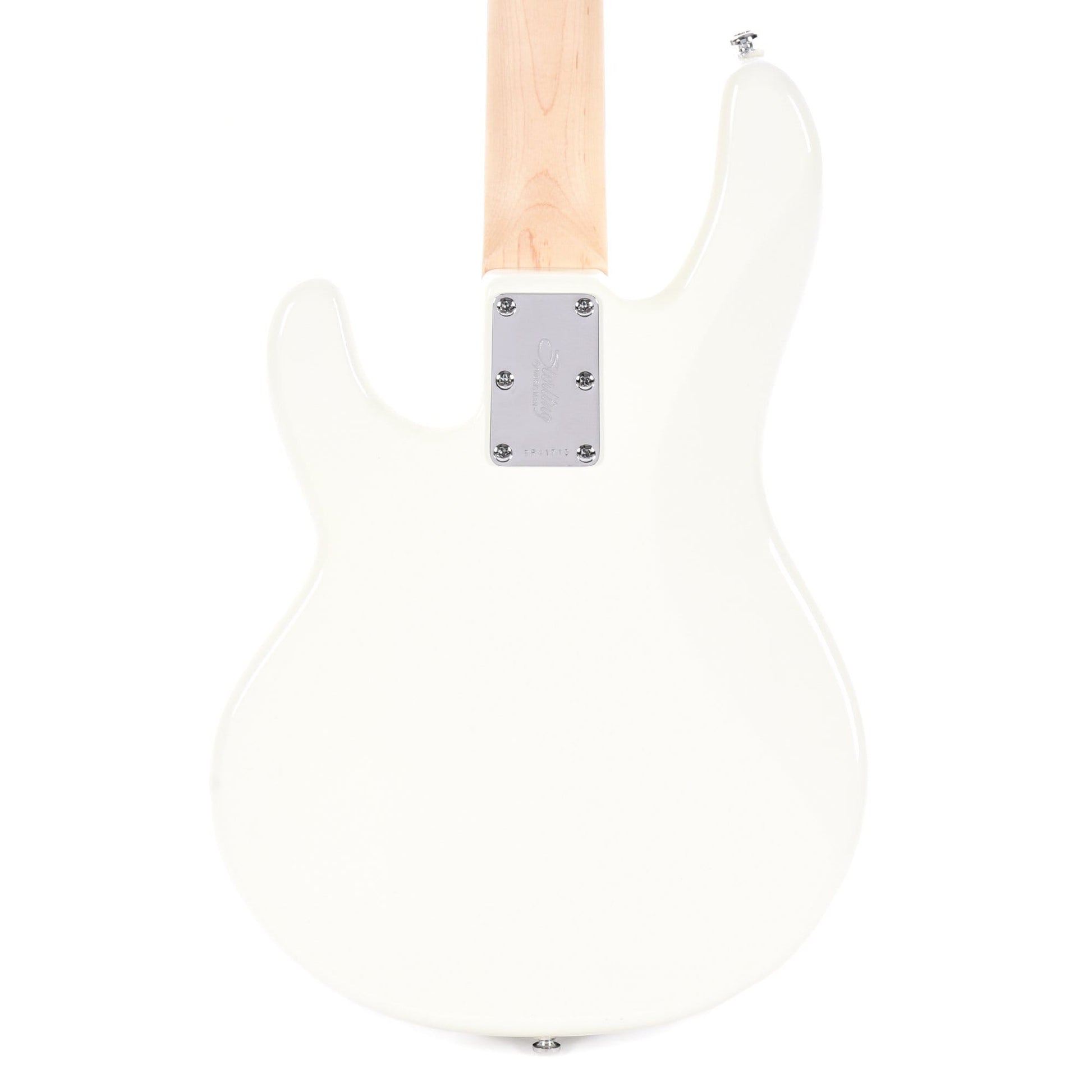 Sterling by Music Man Short Scale StingRay Olympic White Bass Guitars / Short Scale