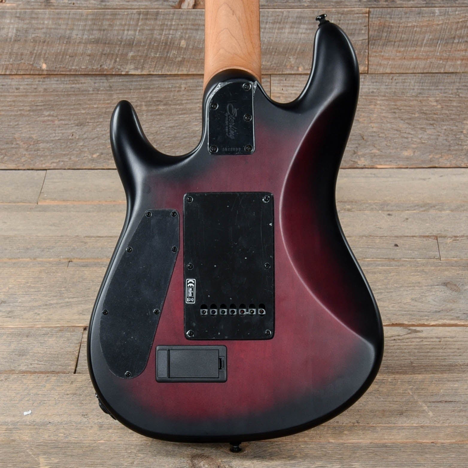 Sterling by Music Man Jason Richardson Cutlass 7-String Dark Scarlet Burst Electric Guitars / Solid Body