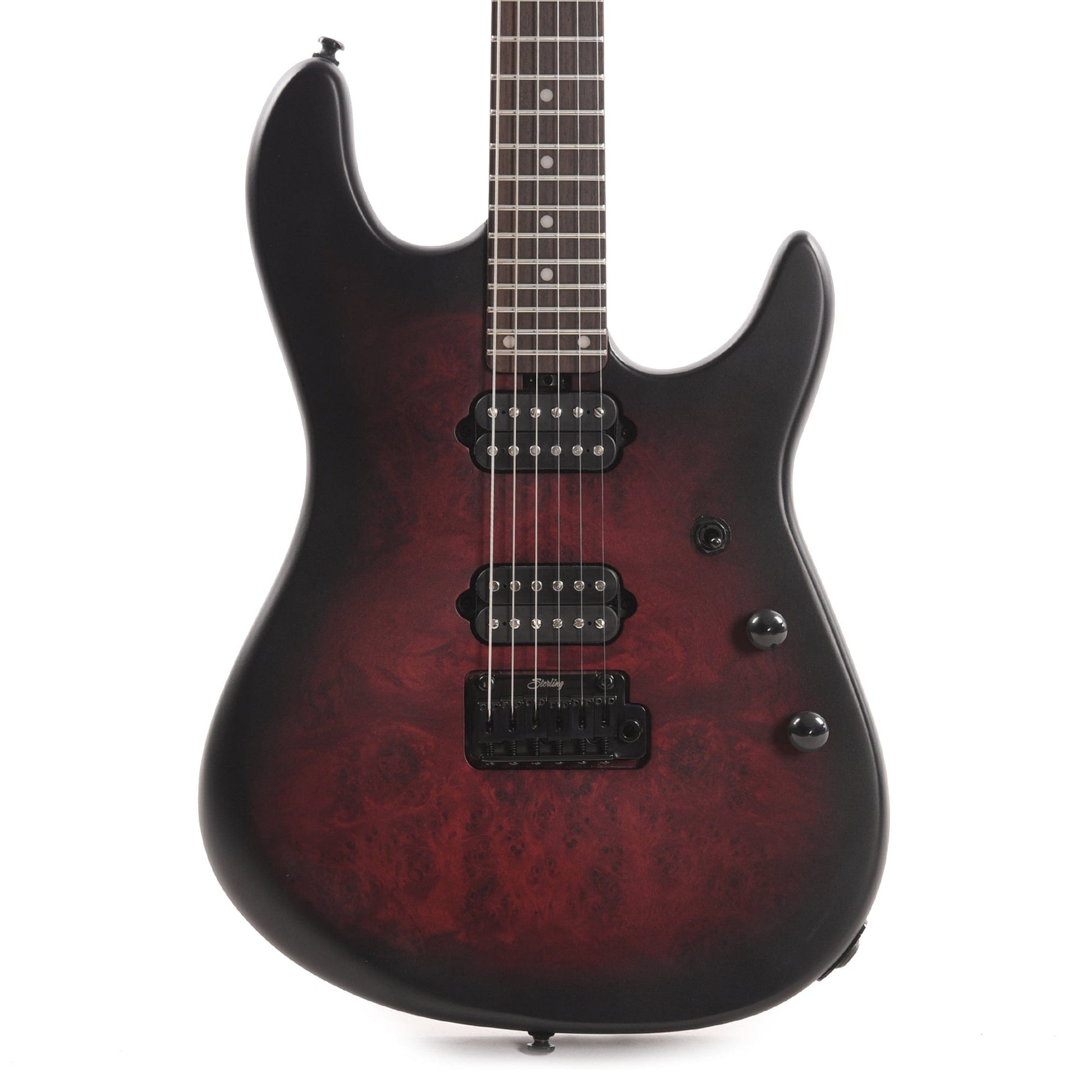 Sterling by Music Man Jason Richardson Cutlass Dark Scarlet Burst Electric Guitars / Solid Body