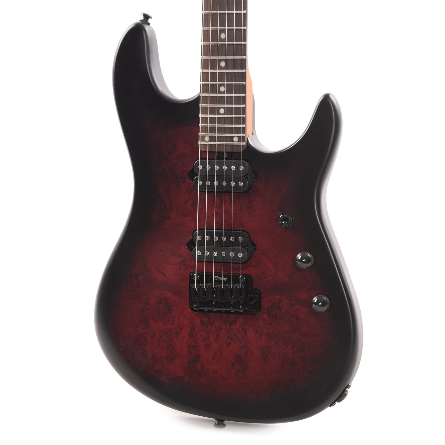 Sterling by Music Man Jason Richardson Cutlass Dark Scarlet Burst Electric Guitars / Solid Body
