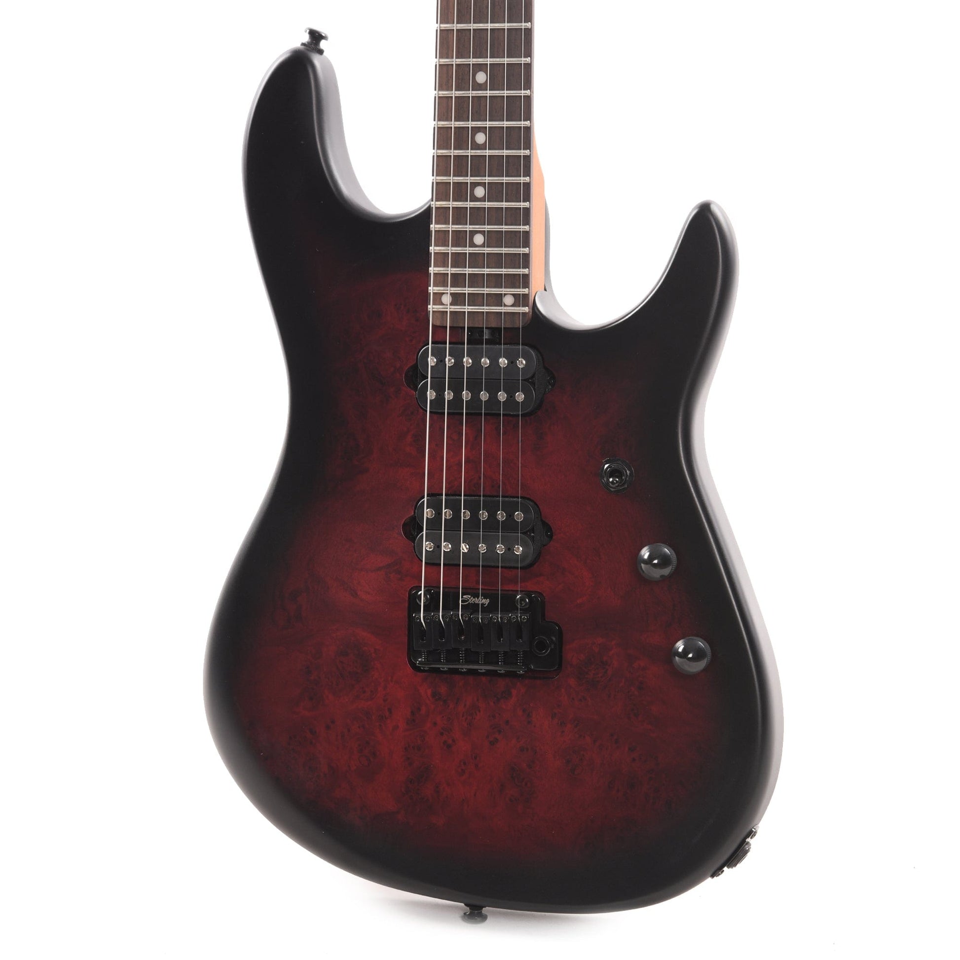 Sterling by Music Man Jason Richardson Cutlass Dark Scarlet Burst Electric Guitars / Solid Body