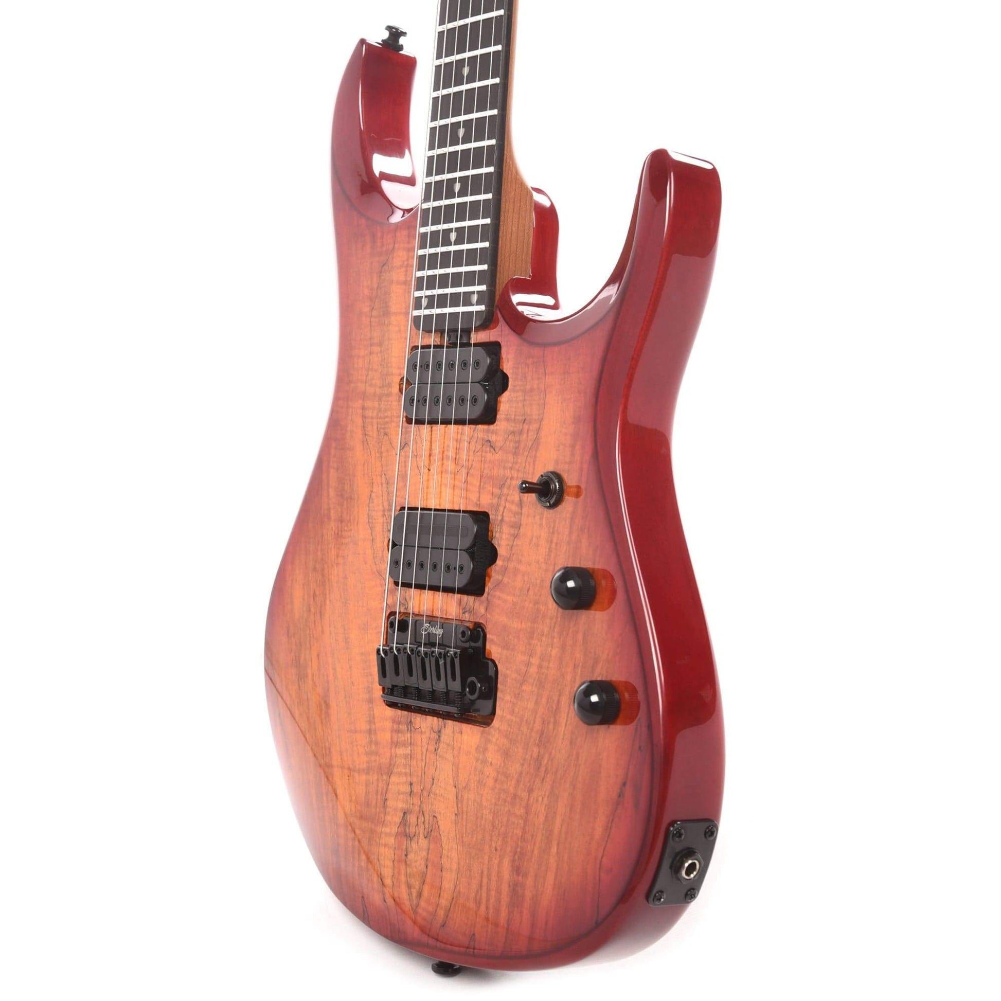 Sterling by Music Man JP15 DiMarzio Pickups Blood Orange Burst Electric Guitars / Solid Body