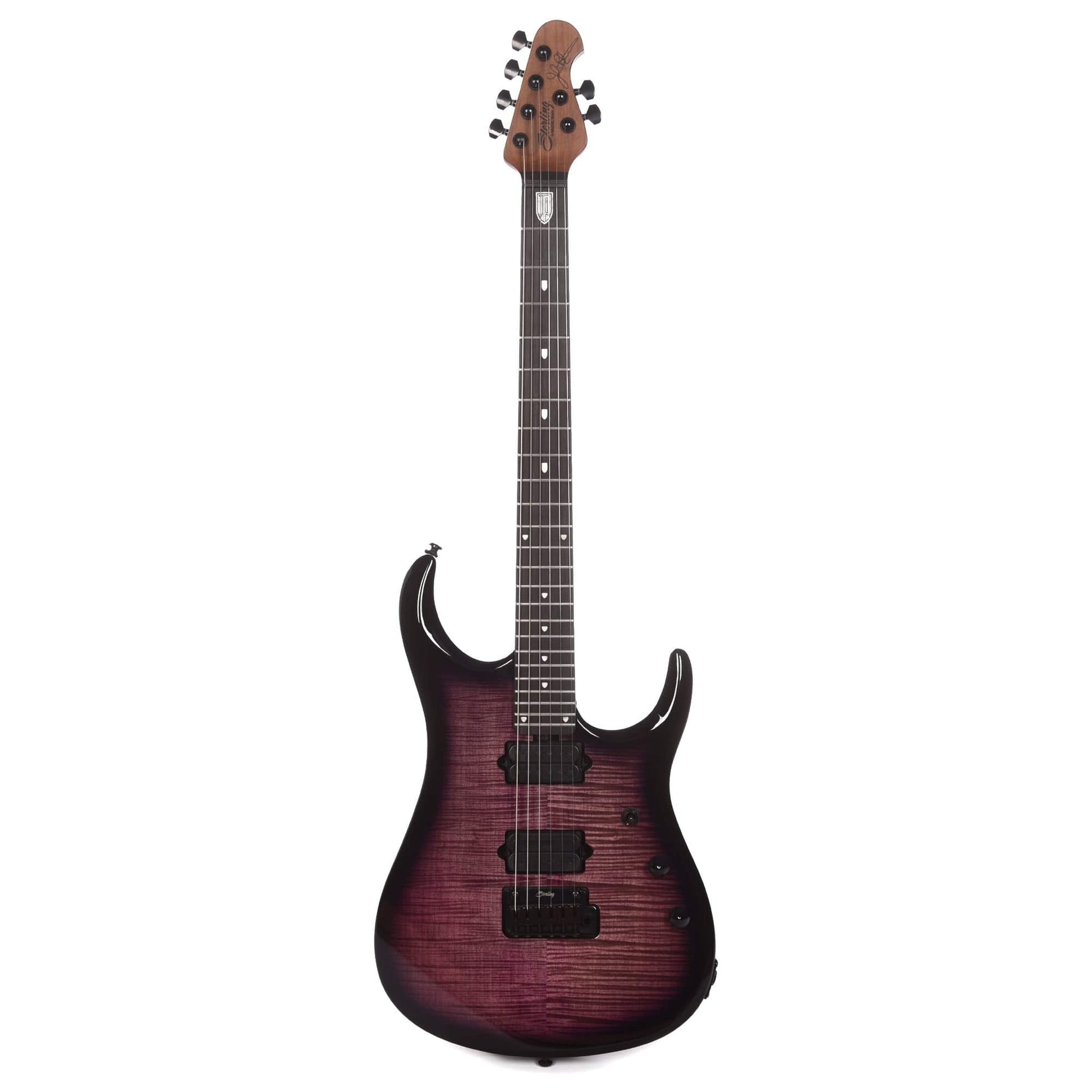 Sterling by Music Man JP15 Flame Top Eminence Purple w/DiMarzio Pickups Electric Guitars / Solid Body