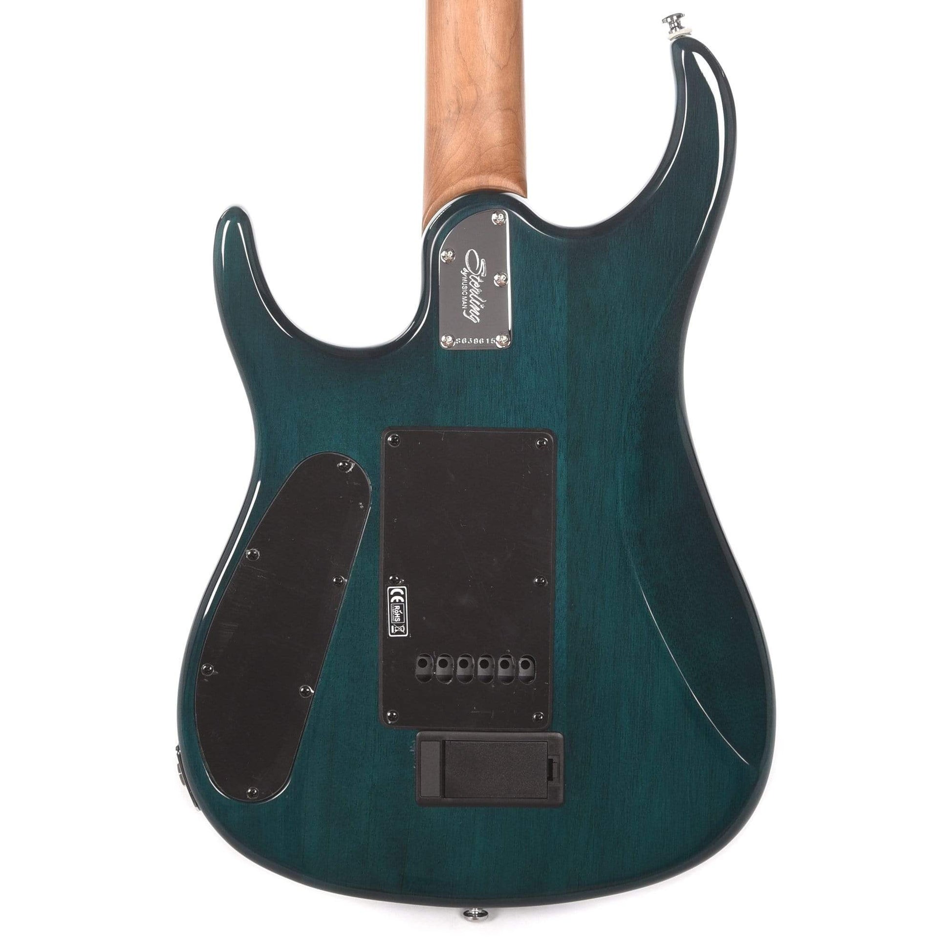 Sterling by Music Man JP150 Flame Top Teal Electric Guitars / Solid Body