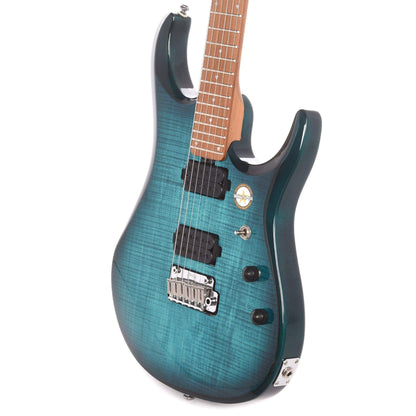 Sterling by Music Man JP150 Flame Top Teal Electric Guitars / Solid Body