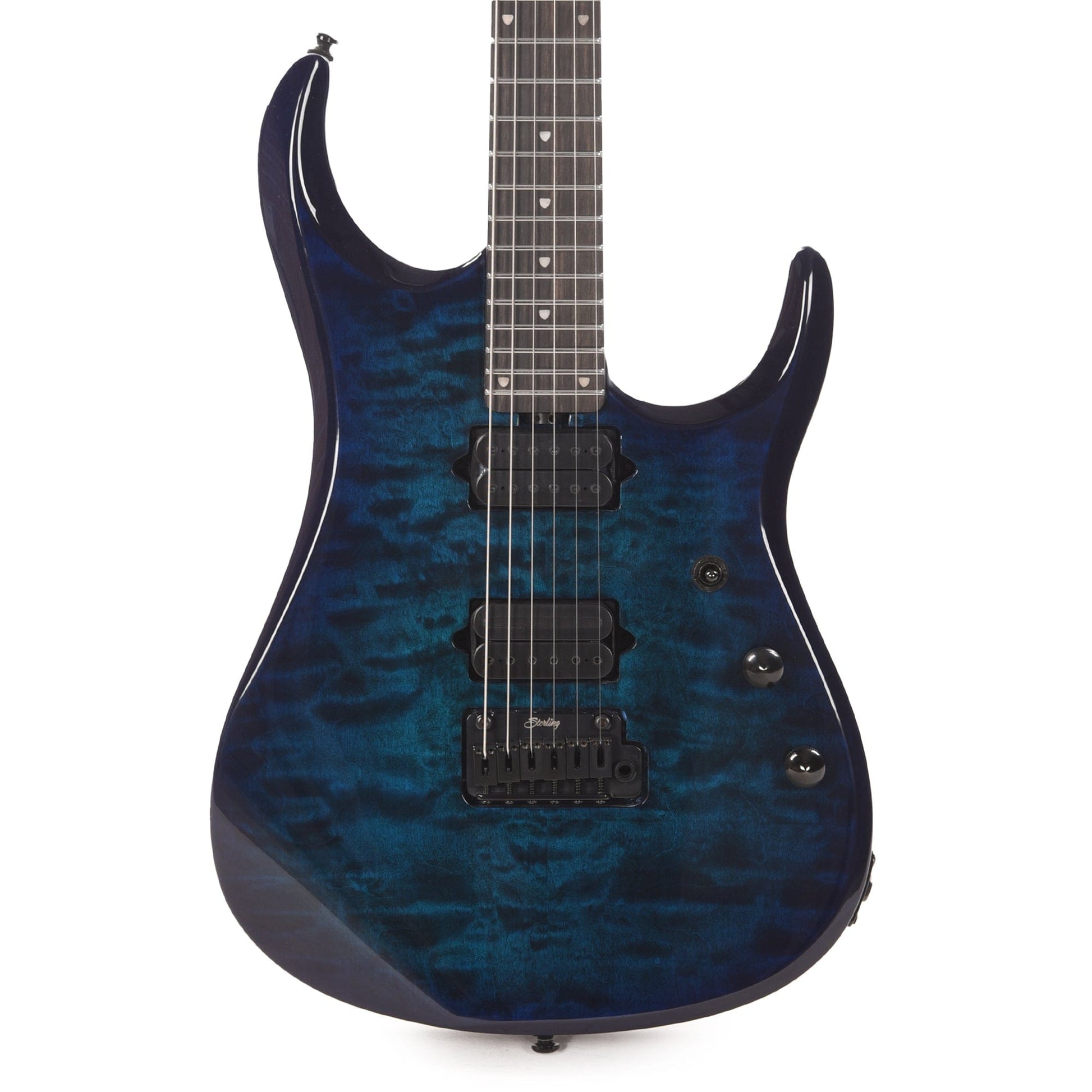 Sterling by Music Man JP150D John Petrucci Quilted Maple Cerulean Paradise Electric Guitars / Solid Body