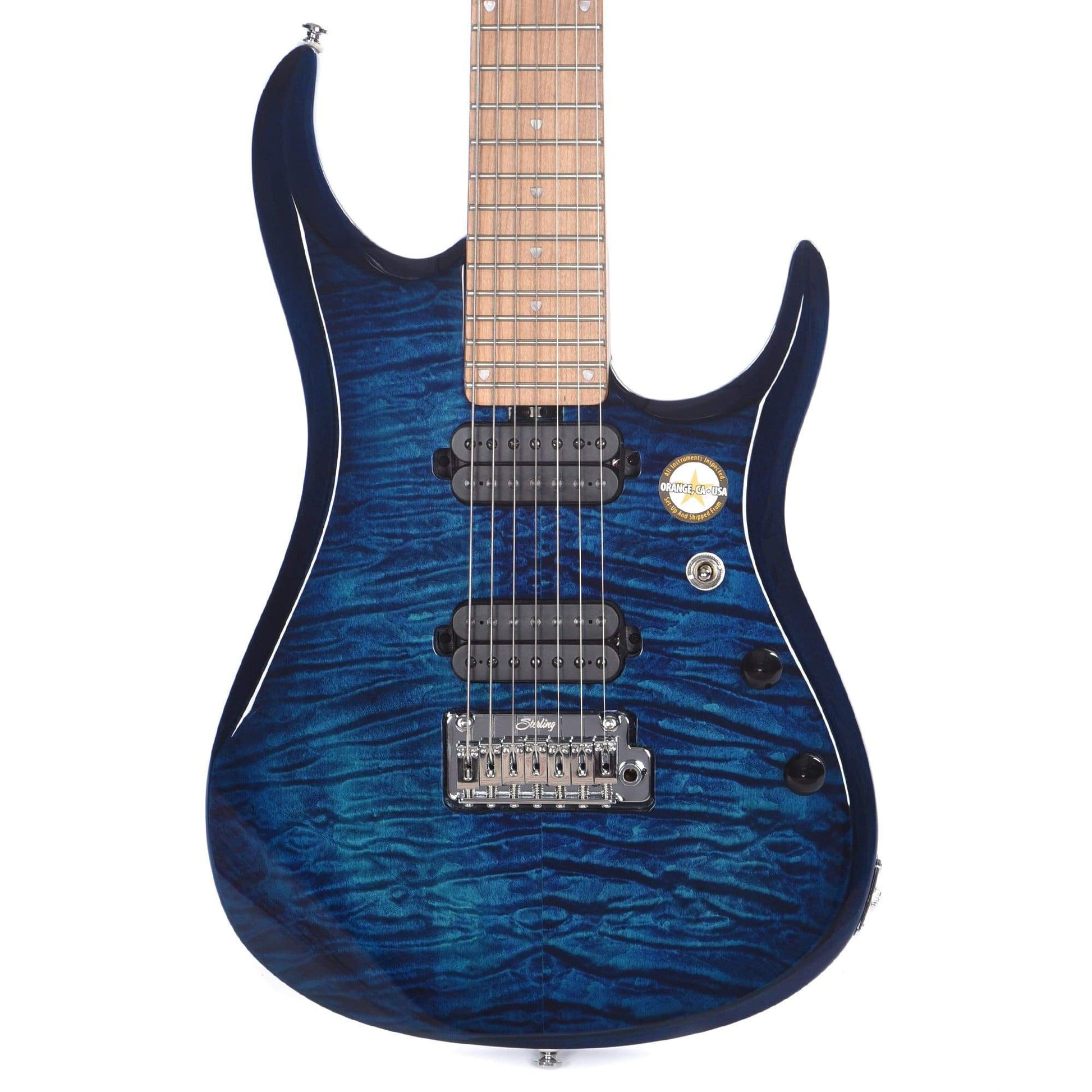 Sterling by Music Man JP157 Signature 7-String Neptune Blue Electric Guitars / Solid Body