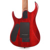 Sterling by Music Man JP157D John Petrucci 7-String Spalted Maple Blood Orange Burst Electric Guitars / Solid Body