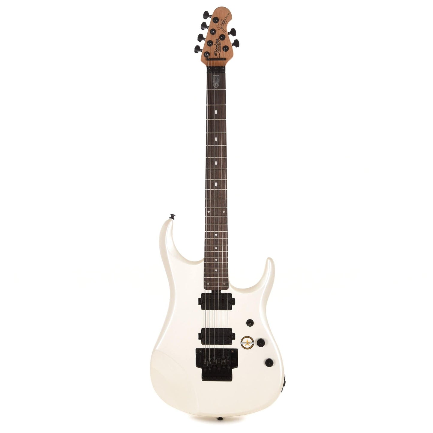 Sterling by Music Man JP16 Signature Pearl White Electric Guitars / Solid Body
