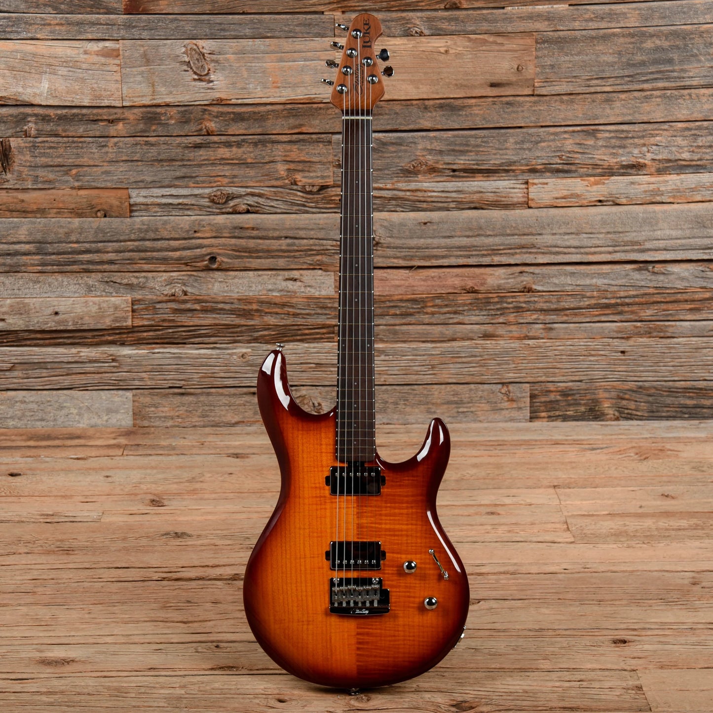 Sterling by Music Man LK100D Luke Steve Lukather Signature Hazel Burst Electric Guitars / Solid Body