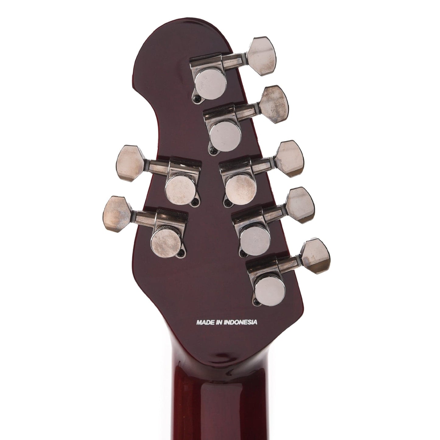 Sterling by Music Man MAJ270X John Petrucci Majesty 7-String Spalted Maple Blood Orange Burst Electric Guitars / Solid Body