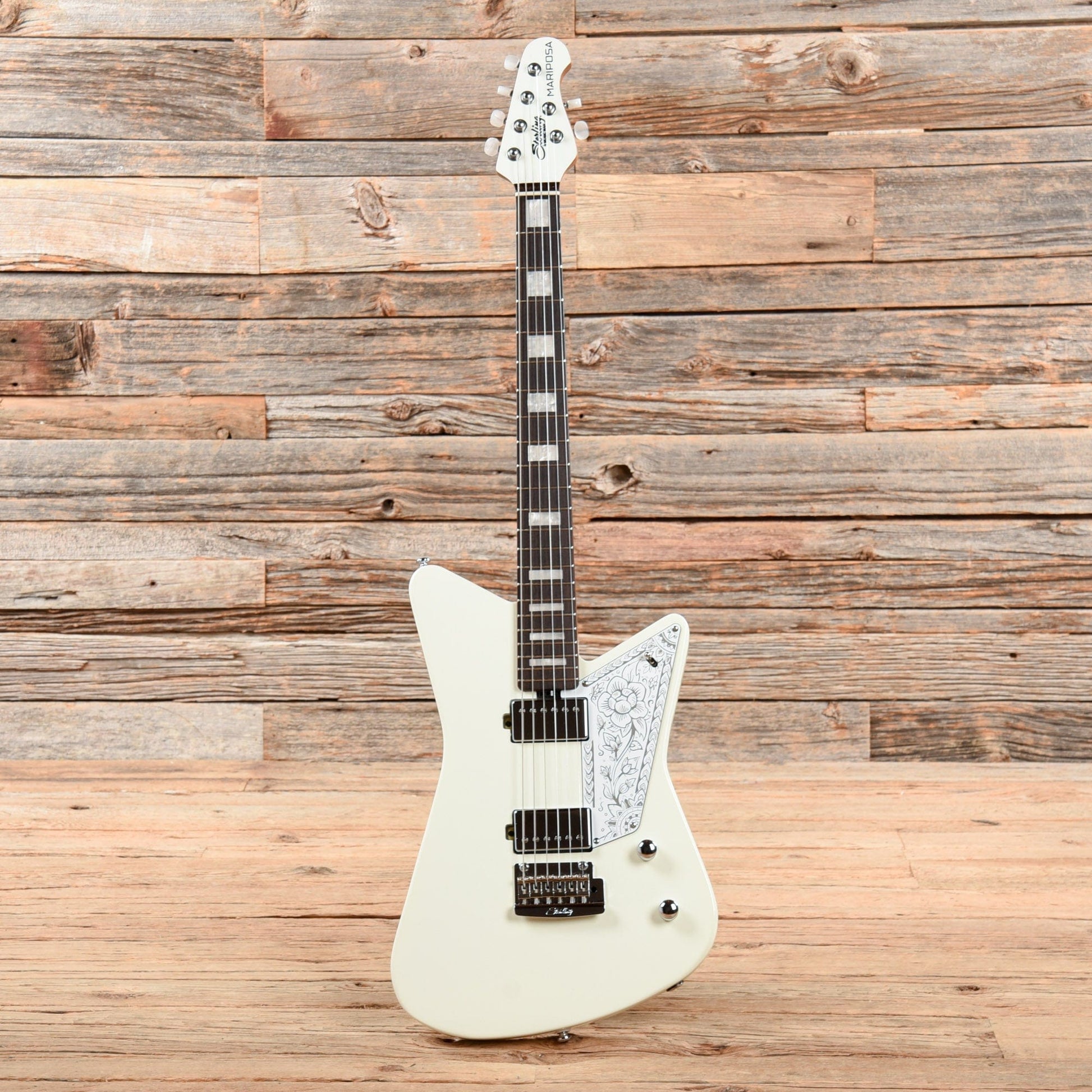 Sterling by Music Man Mariposa Imperial White Electric Guitars / Solid Body
