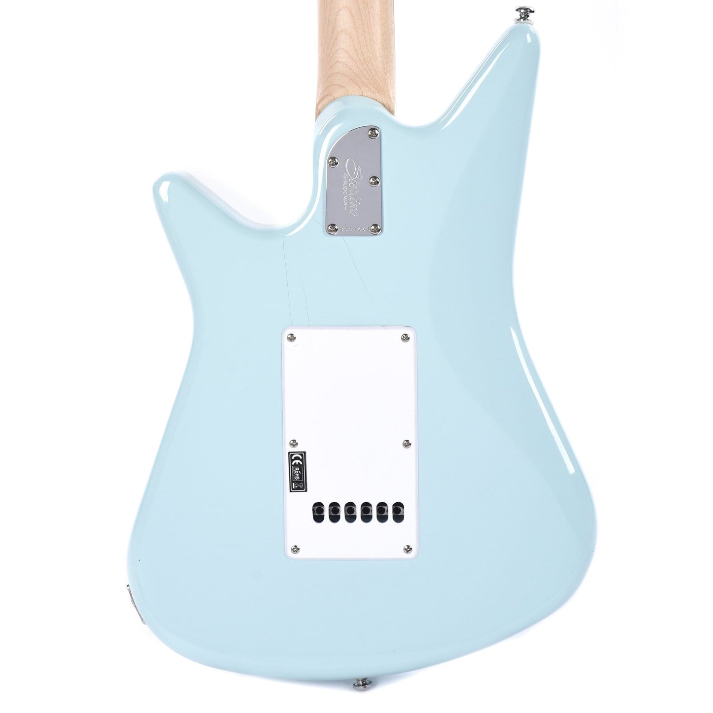 Sterling by Music Man S.U.B. Series Albert Lee Signature Daphne Blue w/Guitar Stand, Tuner and 10' Cable Bundle Electric Guitars / Solid Body