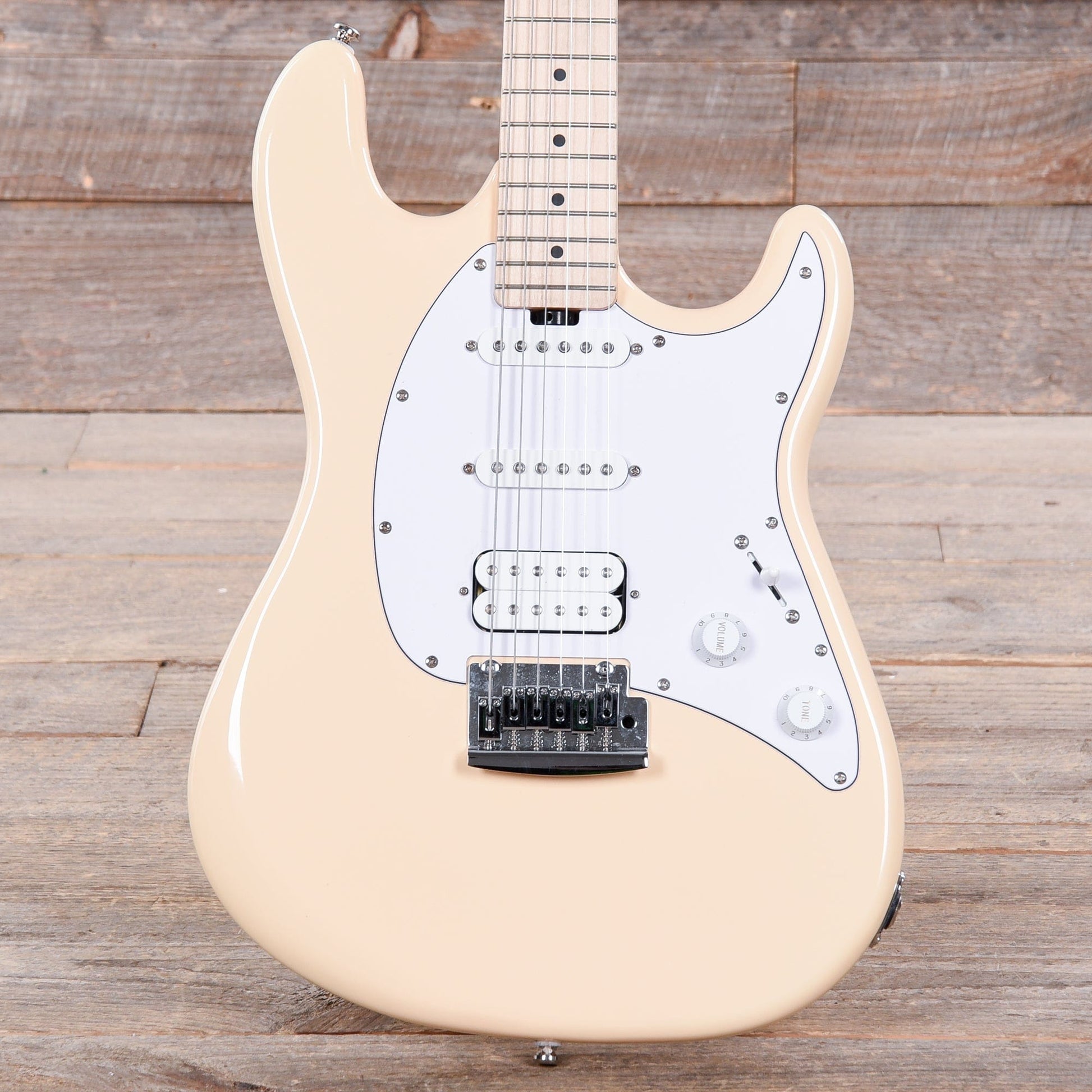 Sterling by Music Man S.U.B. Series Cutlass HSS Vintage Cream Electric Guitars / Solid Body