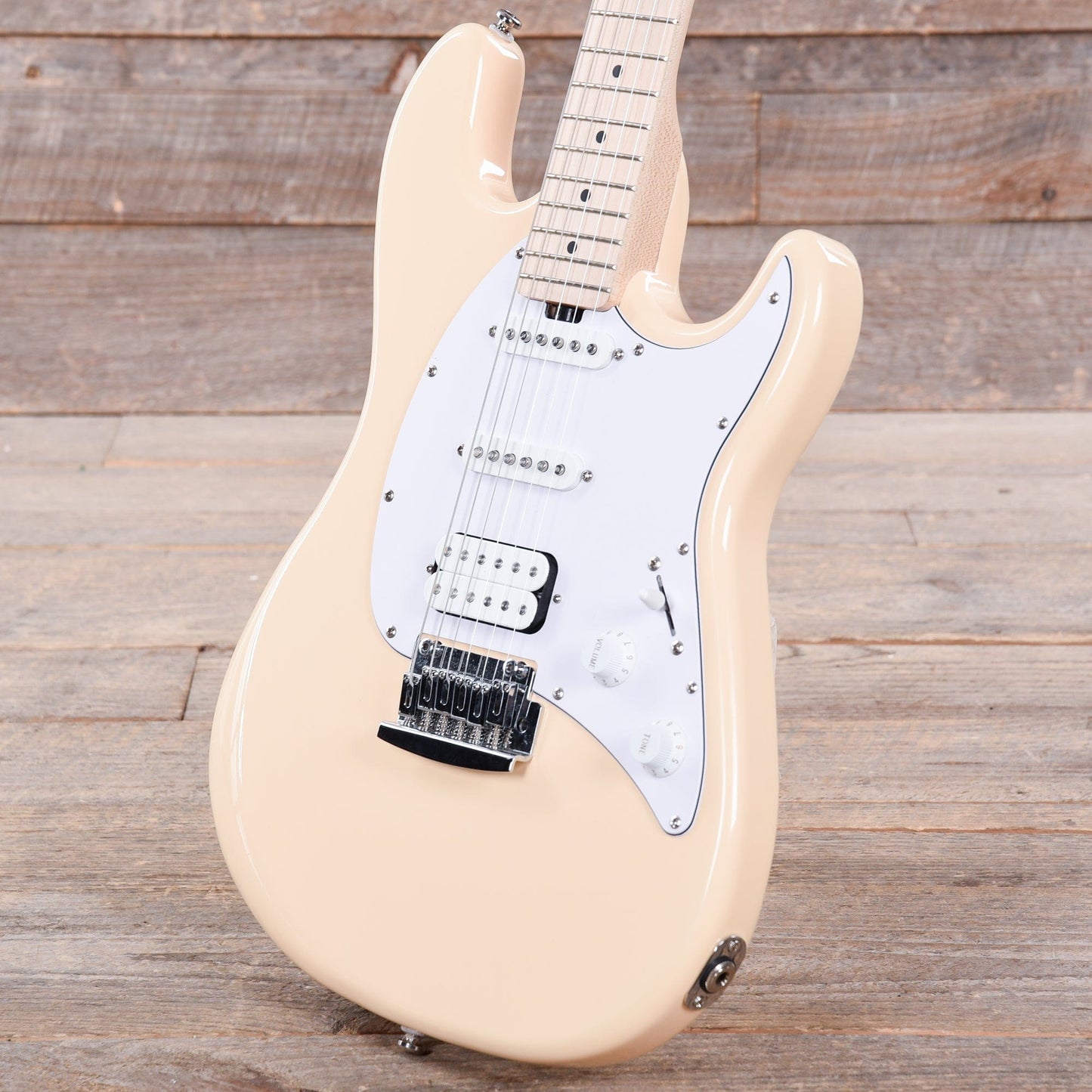 Sterling by Music Man S.U.B. Series Cutlass HSS Vintage Cream Electric Guitars / Solid Body