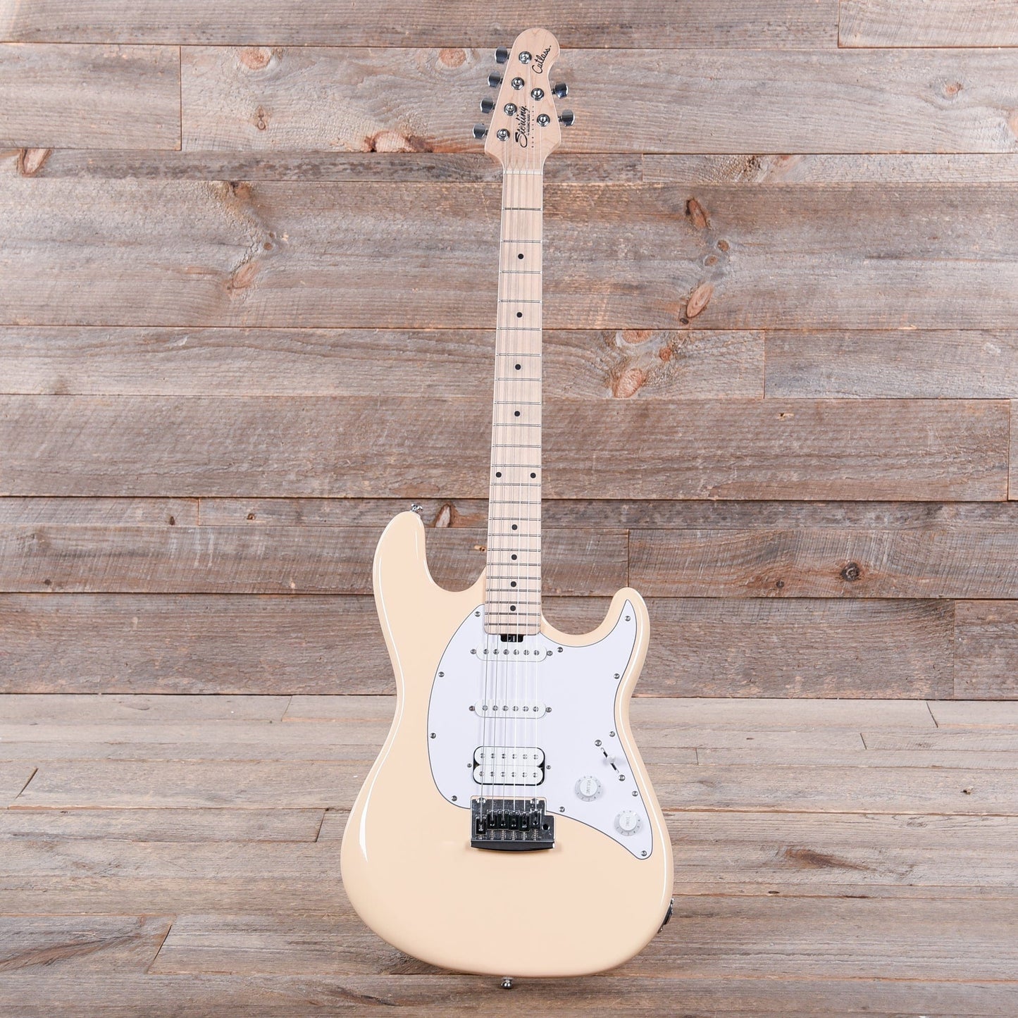 Sterling by Music Man S.U.B. Series Cutlass HSS Vintage Cream Electric Guitars / Solid Body