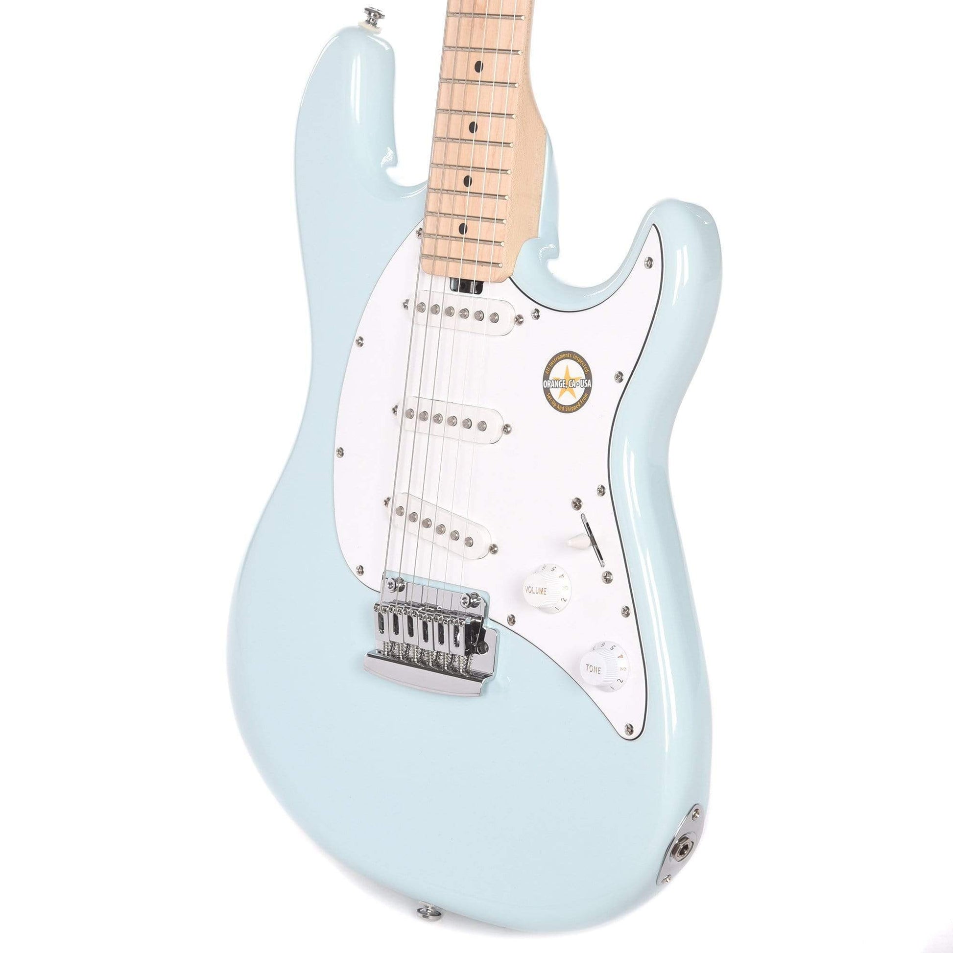 Sterling by Music Man S.U.B. Series Cutlass SSS Daphne Blue Electric Guitars / Solid Body