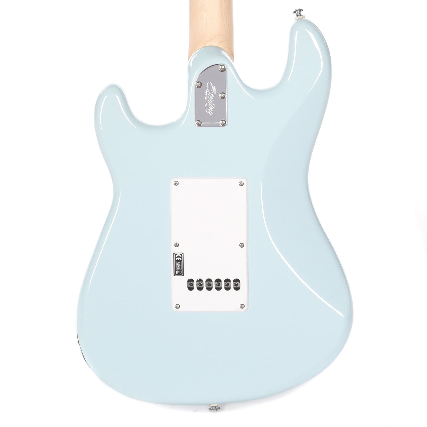 Sterling by Music Man S.U.B. Series Cutlass SSS Daphne Blue Electric Guitars / Solid Body