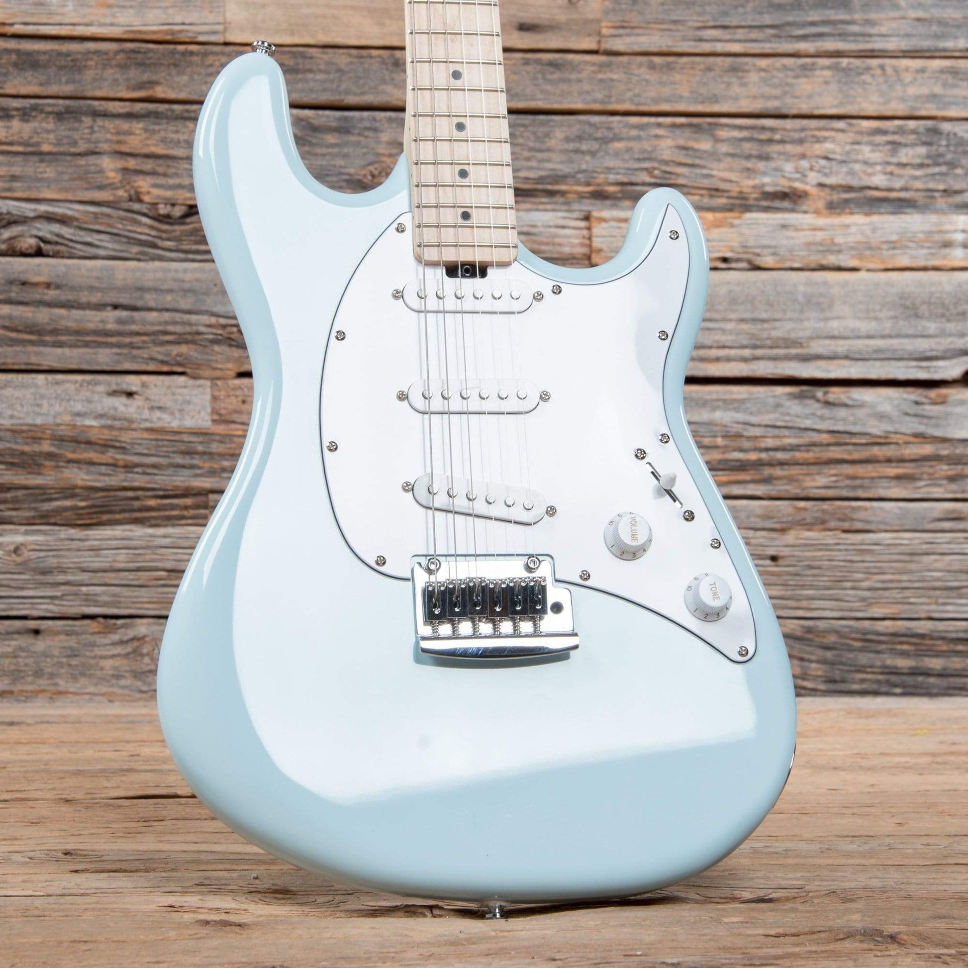 Sterling by Music Man S.U.B. Series Cutlass SSS Daphne Blue Electric Guitars / Solid Body