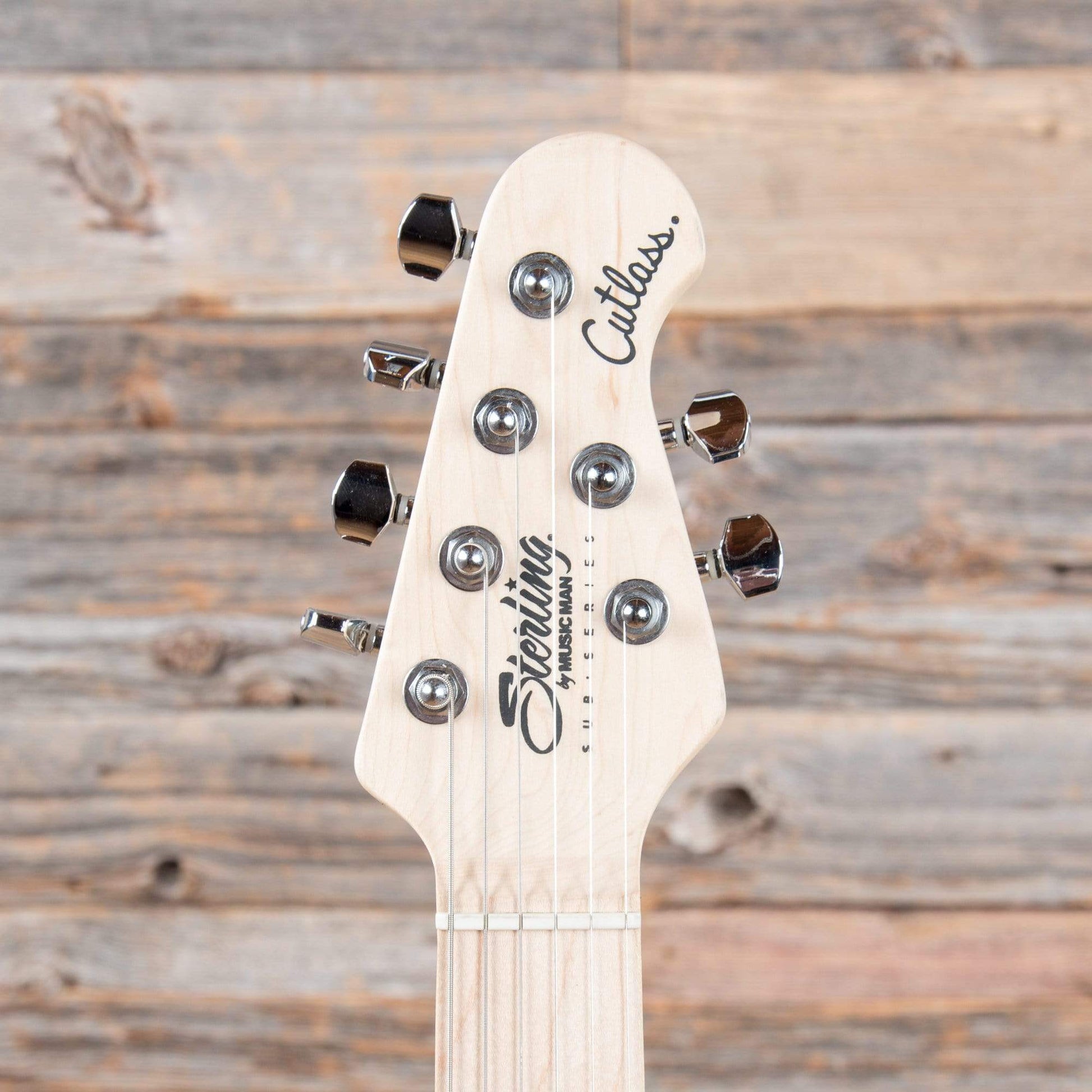 Sterling by Music Man S.U.B. Series Cutlass SSS Daphne Blue Electric Guitars / Solid Body