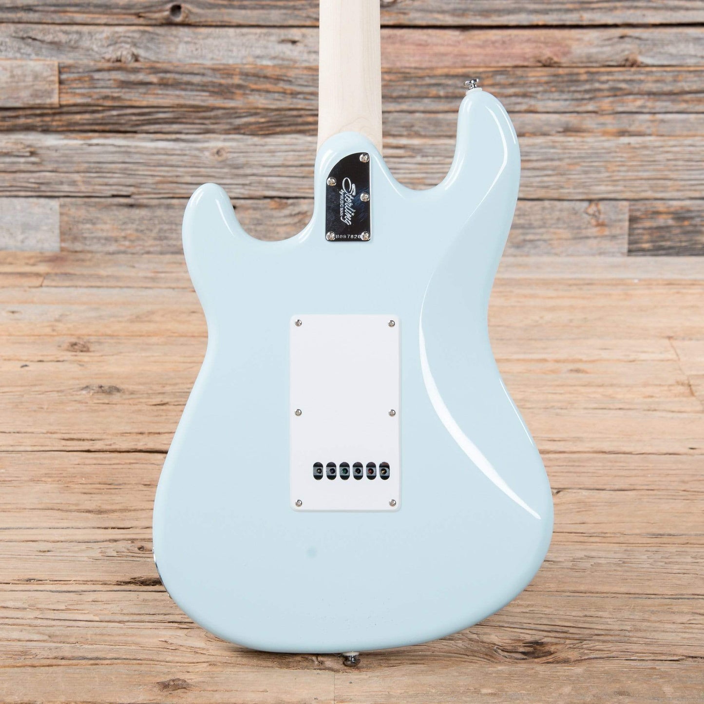 Sterling by Music Man S.U.B. Series Cutlass SSS Daphne Blue Electric Guitars / Solid Body
