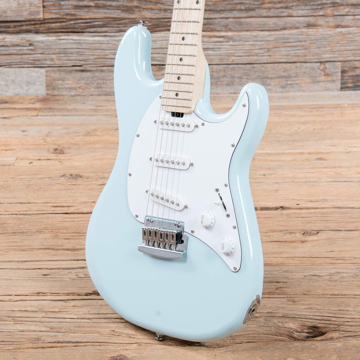 Sterling by Music Man S.U.B. Series Cutlass SSS Daphne Blue Electric Guitars / Solid Body
