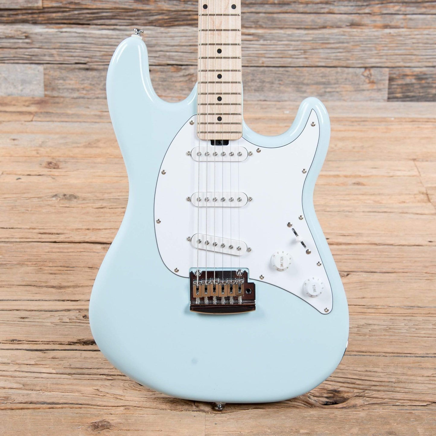 Sterling by Music Man S.U.B. Series Cutlass SSS Daphne Blue Electric Guitars / Solid Body