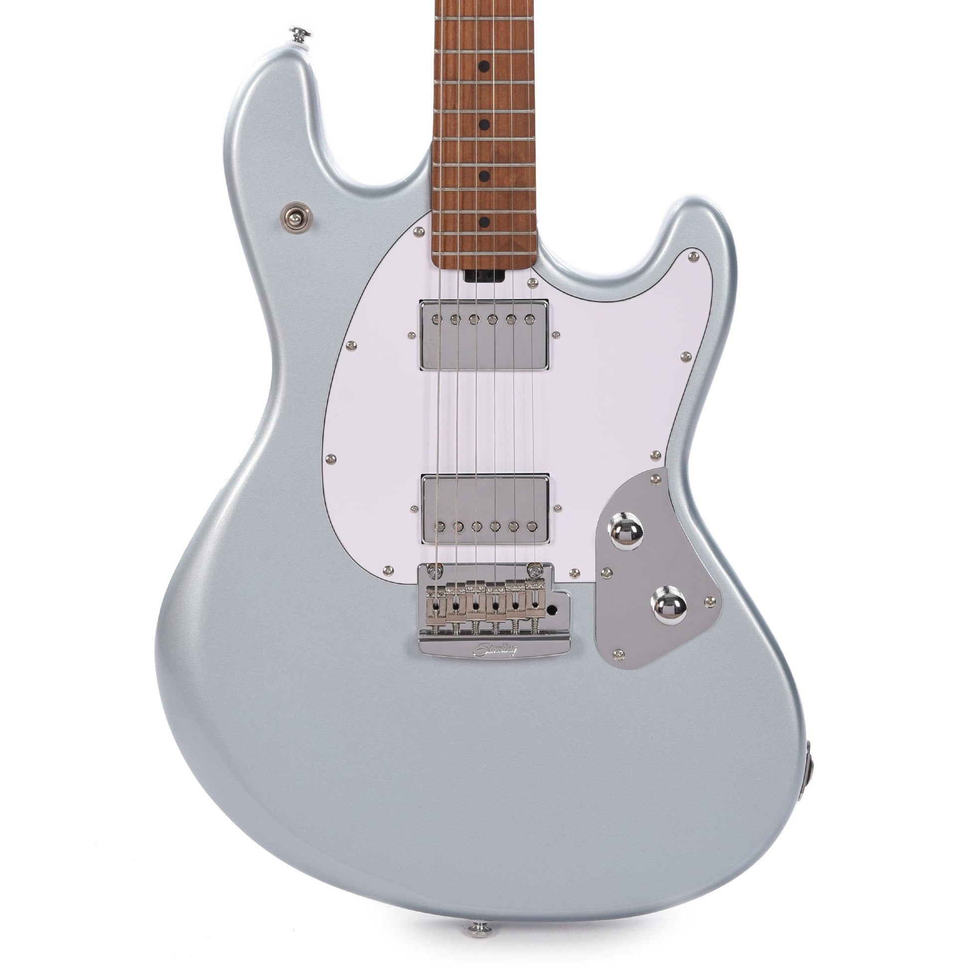Sterling by Music Man StingRay Guitar Firemist Silver Electric Guitars / Solid Body